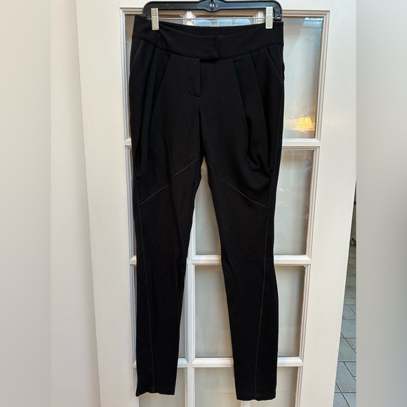 Vintage L.A.M.B. Gwen Stefani Y2K High Waist Black Trouser Pants Women's Size 2 - Picture 1 of 14